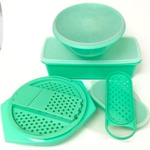 Vintage Tupperware Jadeite Set